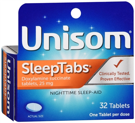 Unisom SleepTabs Nighttime Sleep-aid 32 Tablets